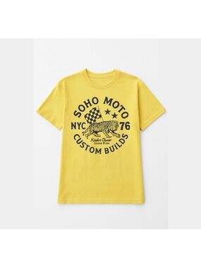 Kid Dangerous "Soho Moto NYC Custom Builds" Graphic Tee SZ M